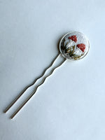 Dainty Hand Embroidered Hair Pin