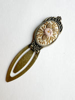 Vintage Style Embroidered Bookmark