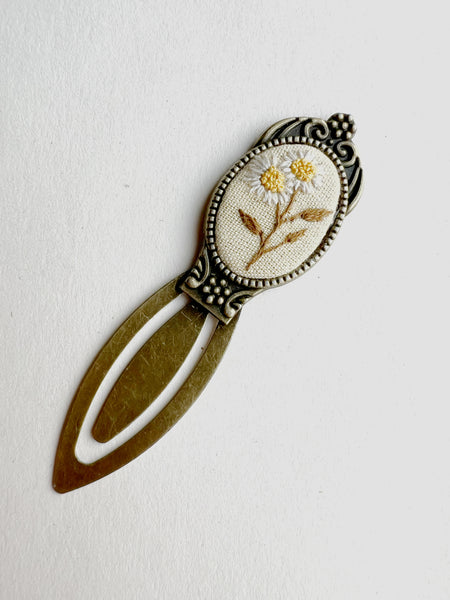 Vintage Style Embroidered Bookmark