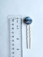 Dainty Hand Embroidered Hair Pin