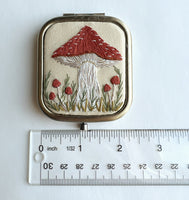 Hand Embroidered Pocket Mirror