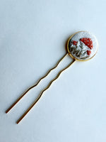 Dainty Hand Embroidered Hair Pin