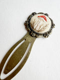 Vintage Style Embroidered Bookmark