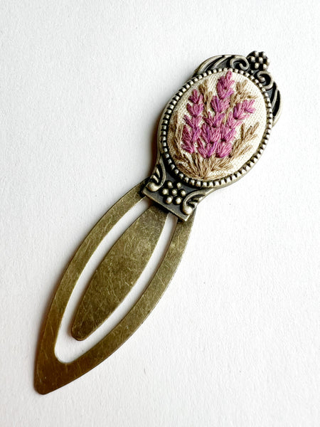 Vintage Style Embroidered Bookmark