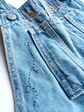 Hand Embroidered Denim Overalls - Gap - size 4T