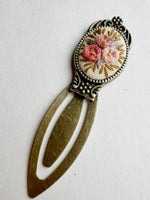 Vintage Style Embroidered Bookmark