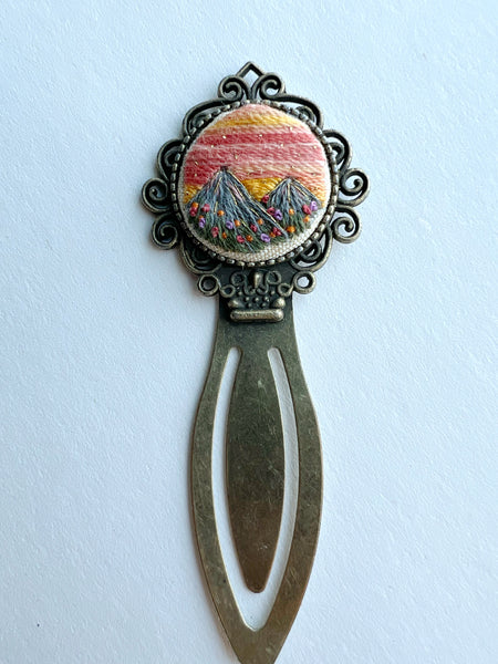 Vintage Style Embroidered Bookmark