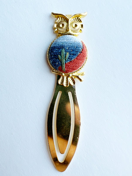 Vintage Style Embroidered Bookmark