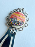 Vintage Style Embroidered Bookmark