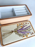 Hand Embroidered Jewelry Box