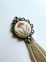 Vintage Style Embroidered Bookmark