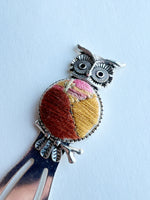 Vintage Style Embroidered Bookmark