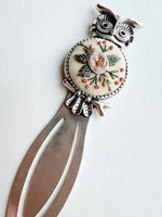 Vintage Style Embroidered Bookmark