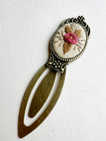 Vintage Style Embroidered Bookmark