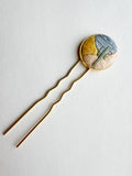 Dainty Hand Embroidered Desert Hair Pin