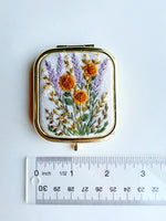 Hand Embroidered Pocket Mirror