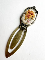 Vintage Style Embroidered Bookmark