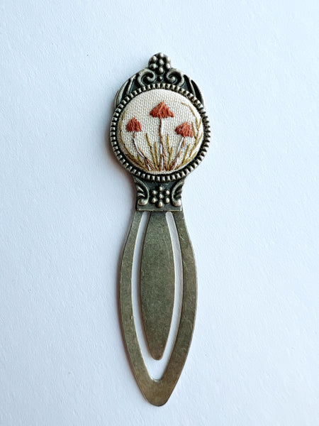 Vintage Style Embroidered Bookmark