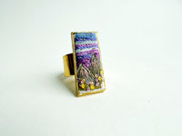 Adjustable Embroidered Ring (One Size Fits Most)