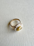 Hand Embroidered Adjustable Ring