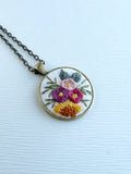 Hand Embroidered Pendant