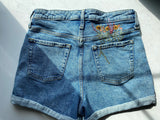 Hand Embroidered Denim Shorts - Wild Fable - size 6/28