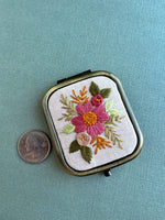 Hand Embroidered Pocket Mirror