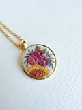 Hand Embroidered Pendant