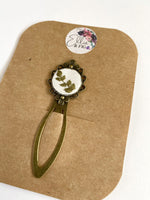 Vintage Style Embroidered Bookmark