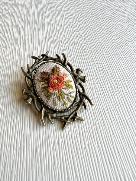 Hand Embroidered Pin