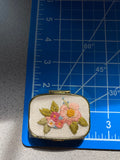 Hand Embroidered Pillbox